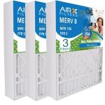 AIRX Filters Clean Air 16x25x3 MERV 8 - 3 Pack