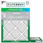 Filterbuy 17.5x21.5x1 MERV 8 Air Filters (2-Pack)