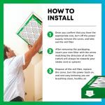 24x30x4 Pleated Air Filter for HVAC and AC