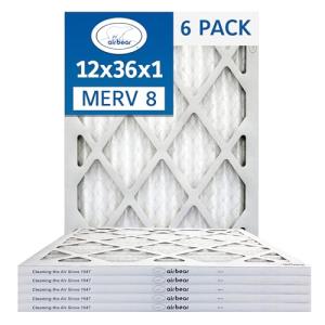 12x36x1 MERV 8 Air Filters (6-Pack)