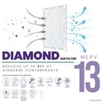 Accumulair Diamond MERV 13 HVAC Air Filter 4-Pack