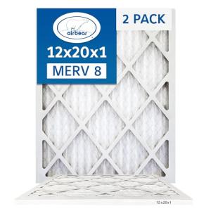 12x20x1 MERV 8 Air Filter (2-Pack)