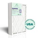 Accumulair Diamond MERV 13 HVAC Air Filter 4-Pack