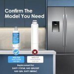 Waterdrop DA97-17376B Replacement for Samsung® HAF-QIN/EXP, DA97-08006C, RF28R7201SR, RF28R7351SG, WD-F45, Refrigerator Water Filter, 3 Filters