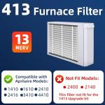 2 Pack MERV 13 Air Filters, 16"x28"x4