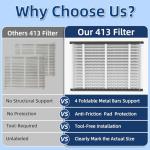 2 Pack MERV 13 Air Filters, 16"x28"x4