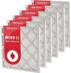 SpiroPure MERV 11 Pleated Air Filters 6-Pack