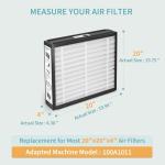 2-Pack 20x20x4 MERV 13 Air Filters