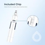 GLACIER FRESH Replacement for RPWFE, RPWF (Built-in CHIP) Refrigerator Water Filter, Compatible with GFE28GYNFS, GFE28GELDS, PFE28KELDS, PFE28KYNFS, GFD28GELDS, PWE23KELDS, PWE23KMKES, 1 Pack