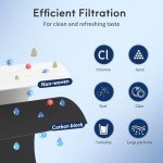 BELVITA Compatible with EDR3RXD1, 4396841, 4396710, Filter 3, 46-9083,46-9030, 9030, 9083 Refrigerator Water Filter (3 Pack)