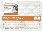 Proairtek 21.5 x 23 Air Filters, MERV 8, 6-Pack