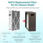 2 Pack X6672 MERV 16 Carbon-Clean Air Filters
