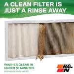 K&N Washable MERV 13 HVAC Air Filter