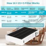 2 Pack X6672 MERV 16 Carbon-Clean Air Filters