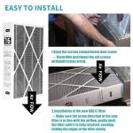 2 Pack X6672 MERV 16 Carbon-Clean Air Filters