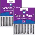 Nordic Pure MERV 8 Air Filter 2 Pack