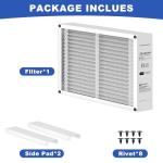 2 Pack 20x25x4 MERV 13 Air Filters