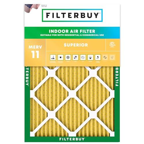 21x21.5x1 MERV 11 Air Filter for Allergies
