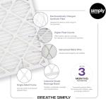 20x20x2 MERV 13 Air Filter, 12 Pack