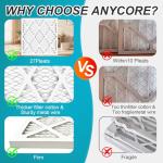 19 7/8x21 1/2 MERV 13 Pleated Air Filters - 6 Pack