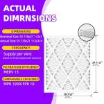 Qingzhug 19.875”x21.5” Air Filter MERV 13 6-Pack
