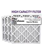 High-Capacity MERV 13 Pleated AC Filters 4-Pack