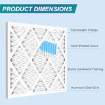 MERV 13 Air Filter 19 7/8" x 21 1/2" (6-Pack)