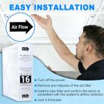 MERV 16 16x26x5 Filters for Lennox PureAir 2 Pack