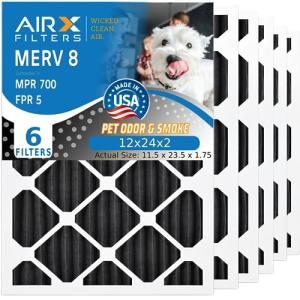 AIRX Wicked Clean Carbon Air Filters 6 Pack