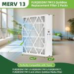 2 Pack MERV 13 Air Filter for Trane 16.7" x 20" x 4.7