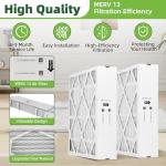 2 Pack MERV 13 Air Filter for Trane 16.7" x 20" x 4.7