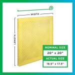 20x20 Air Cleaner Filter Replacement Pads (4-Pack)
