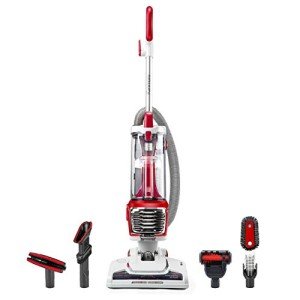 Kenmore DU2015 Bagless Upright Vacuum Lightweight Carpet Cleaner with 10’Hose, HEPA Filter, 4 Cleaning Tools for Pet Hair, Hardwood Floor, 2L, Red
