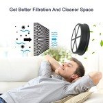 Rstartree HEPA Vacuum Filter Replacement for Hoover 440003905, Compatible with Hoover WindTunnel Air Models UH72400, UH72401, UH72409, UH72409DI, 1-PACK