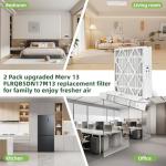 2 Pack MERV 13 Air Filter for Trane 16.7" x 20" x 4.7