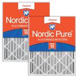 Nordic Pure MERV 15 Pleated Air Filters 2-Pack