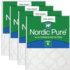 Nordic Pure 12x18x1 MERV 6 Air Filters - 4-Pack