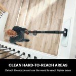 Shark Anti-Allergen Cordless Stick Vacuum with Self-Cleaning Brushroll, PowerFins, Removable Handheld Tools, 40 min runtime, Red, .34-Quart