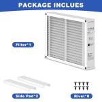 2 Pack MERV 13 Air Filters for Honeywell HVAC