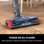 Shark Anti-Allergen Cordless Stick Vacuum with Self-Cleaning Brushroll, PowerFins, Removable Handheld Tools, 40 min runtime, Red, .34-Quart