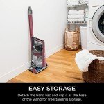 Shark Anti-Allergen Cordless Stick Vacuum with Self-Cleaning Brushroll, PowerFins, Removable Handheld Tools, 40 min runtime, Red, .34-Quart