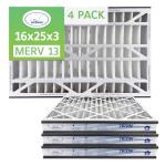 16x25x3 TRION Air Bear Cub MERV 13 Filter 4-Pack