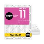 16x25x2 MERV 11 Furnace Air Filter 4 Pack