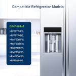 TEEHAY KAD2RXD1 Water Filter Replacement 3 Pack