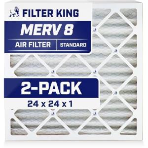 24x24x1 MERV 8 Air Filter - 2-Pack