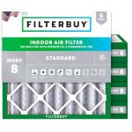 21x21x4 MERV 8 Air Filters - 5-Pack