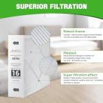 MERV 16 Air Filter 16x26x5 for HVAC 2-Pack