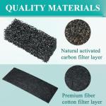 6 Pack Active AirClean Filter for Miele Fridges