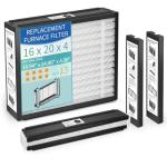 2-Pack 16x20x4 Replacement Air Filter for Honeywell FC100A1003, Lennox X0592 MERV 13 Allergy & Dust Defense, Pleated HVAC AC Furnace Filters(Actual Size: 15.94 x 19.75 x 4.38 Inches)