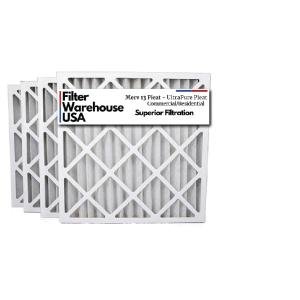 FilterWarehouseUSA HIGH-CAPACITY 18x24x4 Merv 13 (6 Pack) Pleated HVAC/Furnace Air Filters